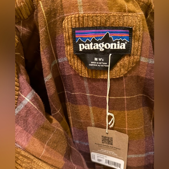 Patagonia Women's Cord Fiord Jacket NWT Discontinued Shelter Brown Color M - Picture 9 of 9